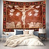 cheap Medieval Tapestry-Medieval Tapestry Middle Age Tapestry Gothic Art Large Tapestry Mural Decor Photograph Backdrop Blanket Curtain Home Bedroom Living Room Decoration