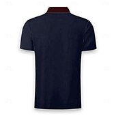 economico Polo vintage da uomo-Per uomo Tribale Polo Maglia da golf Manica Corta Magliette polo Camicie con Colletto Abbigliamento da vacanza Abiti da festa Bottoni Stampa 3D Estate Primavera Blu Verde
