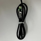tanie Kable do telefonów komórkowych-Kabel do transmisji danych lampy typu Snakehead ze stopu cynku o mocy 100 W nadaje się do kabla do szybkiego ładowania danych typu C Black Mamba 5a