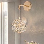 abordables Éclairages pour îlot-Plafonnier suspendu applique murale crystra LED éclairage suspendu en verre plafonniers modernes raccord globe en verre lumières suspendues lustre décoration pour salon salle à manger cuisine îlot