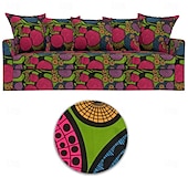 baratos Cobertura de Sofa-Capa de Sofá Floral 100% Algodão com Almofada de Algodão