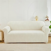 baratos Cobertura de Sofa-Capa elástica de sofá com cobertura completa para sala de estar, capa de assento de sofá, super macia e grossa, proteção de almofada de assento de móveis