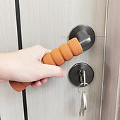 olcso Tárolás és rendszerezés-2db kilincsvédő huzat, ütközésgátló egység ajtókilincs, hálószobaajtó zárbetétek, antisztatikus kilincskesztyűk, univerzális
