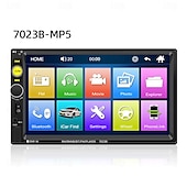 baratos Leitores multimédia para automóvel-Fyautoper carro estéreo duplo din rádio do carro 7 polegada mp5 player tela sensível ao toque rádio fm receptor de áudio multimídia player 7010b dropshipping