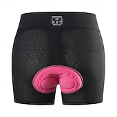 billige Bukser, shorts og skjørt til kvinner-WOSAWE Dame Sykkelshorts Fôrede sykkelshorts Sykkel Shorts Fôrede shorts Slank Fasong sport Pustende Hurtigtørkende Høy Elastisitet Bekvem Svart Rosa Klær Sykkelklær