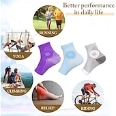 cheap Personal Care &amp; Health-3Pairs Neuropathy Socks - Soothe Relief Compression Socks 20-30 mmHg - Comprex Ankle Sleeves for Arch Support, Achilles Tendonitis, and Foot Pain Relief