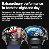 cheap Smart Wristbands-696 E800 Smart Watch 1.49 inch Smart Band Fitness Bracelet Bluetooth ECG+PPG Temperature Monitoring Pedometer Compatible with Android iOS Men Hands-Free Calls Message Reminder IP 67 46mm Watch Case