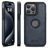 economico Cover per iPhone-telefono Custodia Per iPhone16 iPhone 15 Pro Max Plus iPhone 14 13 12 Pro Max Plus Per retro Supporta la ricarica wireless Resistente agli urti Retrò TPU pelle sintetica