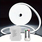 cheap Waterproof Strip Lights-5V Waterproof LED Neon Light Strip with 13key Remote Control Timer 3.3-9.8FT Waterproof Pool Strip Box Power Supply Suitable for Outdoor Activities Parties Camping Courtyard Decoration Lndoor Car Atmosphere