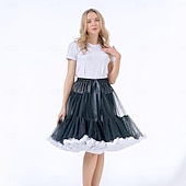 cheap Petticoat-Retro Vintage 1950s Petticoat Hoop Skirt Tutu Under Skirt Princess Women&#039;s Halloween Carnival Masquerade Party / Evening Bachelorette Party Adults Skirts