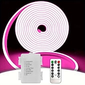 cheap Waterproof Strip Lights-5V Waterproof LED Neon Light Strip with 13key Remote Control Timer 3.3-9.8FT Waterproof Pool Strip Box Power Supply Suitable for Outdoor Activities Parties Camping Courtyard Decoration Lndoor Car Atmosphere