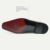 baratos Formal-Homens Sapatos sociais Couro Couro de grão integral italiano Confortável Antiderrapante Com Cadarço Preto Marron