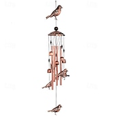 cheap Wall Sculptures-Pure Hand-Made Copper Wind Chimes,Animals Wind Chimes for Outside Clearance Copper Windchimes Outdoors Patio Decor House Warming Gifts Outdoor Wind Chimes Garden Decor for Outside Porch Yard Decoratio