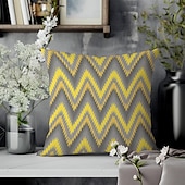 cheap Boho Style-Bohemian Decorative Toss Pillows Cover 4PC Soft Square Cushion Case Pillowcase for Bedroom Livingroom Sofa Couch Chair