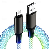 abordables Cables para móviles-Cable de carga múltiple 66W 3,9 pies USB A a USB C USB C a USB C 2.1 A Cable de Carga Carga rápida Alta transferencia de datos nailon trenzado 3 en 1 Tacto Suave Para iPad Samsung Xiaomi Accesorio