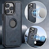 economico Cover per iPhone-telefono Custodia Per iPhone16 iPhone 15 Pro Max Plus iPhone 14 13 12 Pro Max Plus Per retro Supporta la ricarica wireless Resistente agli urti Retrò TPU pelle sintetica