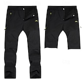 abordables Bas-Homme Pantalons de Chasse Pantalon de randonnée Pantalons d&#039;Extérieur Poche à Fermeture Éclair Conception détachable Uni Imperméable Protection UV Extérieur Quotidien Vêtements de rue Sports Mode