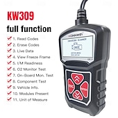 お買い得  OBD-fyautoper kw309 v309 v310 ms309 コードリーダー obd2 スキャナー 車のトラブルスキャナー