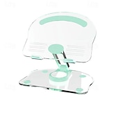 abordables Supports de téléphone-Support de téléphone en acrylique pour tablette, double barre pliable, support de bureau, rotation à 360 degrés, support de dissipation thermique