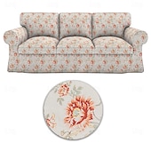 baratos Cobertura de Sofa-Capa de Sofá 100% Algodão Floral Almofadada