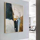 preiswerte Abstrakte Gemälde-handgemachtes abstraktes minimalistisches Texturfolie-Gold-Ölgemälde auf Leinwand, große Wandkunst, individuelles Folien-Goldgemälde, Goldfoliengemälde, Goldgemälde, Wanddekoration für Wohnzimmer