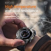 Χαμηλού Κόστους Smartwatch-Έξυπνο ρολόι 2024 1,43 ιντσών amoled smartwatch υψόμετρο πυξίδα ατμοσφαιρικής πίεσης ρολόι bluetooth βηματόμετρο υπενθύμισης κλήσεων παρακολούθησης δραστηριότητας με android ios γυναίκες άνδρες
