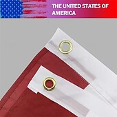 billige Fest utstyr-usa patriotisk plissert vifteflagg - 2 stk amerikansk us flagg bunting banner patriotisk bunting flagg stjerner og striper flagg bunting for minnedag den 4. juli og arbeidsdagen