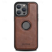 economico Cover per iPhone-telefono Custodia Per iPhone16 iPhone 15 Pro Max Plus iPhone 14 13 12 Pro Max Plus Per retro Supporta la ricarica wireless Resistente agli urti Retrò TPU pelle sintetica
