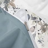 cheap Duvet Cover Sets-100% Cotton Vintage Floral Series Duvet Cover 3-Piece Set Short Fluff for Summer Soft Skin Friendly Comfy Lightweight