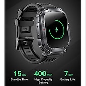 preiswerte Intelligente Armbänder-696 S320B Smartwatch 2.02 Zoll Smart-Armband Bluetooth Schrittzähler Anruferinnerung Schlaf-Tracker Kompatibel mit Android iOS Herren Freisprechanlage Nachrichterinnerung Step Tracker IP 67 44mm