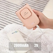 cheap Fans-Mini Neck Fan – 3-Speed Hands-Free Portable Cooling Fan with 2000mAh Battery for Office Dorm and Outdoor Use