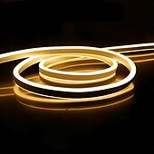 economico Strisce luminose COB-5m 10m 15m Luci al neon 600-3000 LED 2835 SMD Neon flessibile 8mm 1 pc Bianco caldo Bianco Rosso Strisce LED All&#039;aperto Impermeabile Vacanze 220-240 V