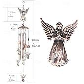 cheap Wall Sculptures-Pure Hand-Made Copper Wind Chimes,Animals Wind Chimes for Outside Clearance Copper Windchimes Outdoors Patio Decor House Warming Gifts Outdoor Wind Chimes Garden Decor for Outside Porch Yard Decoratio