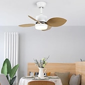 baratos Candeeiros Ventoinhas de Teto-Ventilador de teto com led globo suspenso sobre a mesa 1 luz 60 cm design único Resina de 3 cores com acabamentos pintados em metal moderno estilo nórdico quarto sala de jantar 110-240v