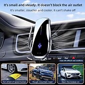 cheap Car Holder-FYAUTOPER  Car wireless charging mobile phone stand outlet automatic induction open and close car fast charge navigation stand