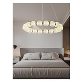 voordelige Eilandlichten-60 cm Single Design Pendant Light Metal Acrylic Electroplated Modern Nordic Style 110-120V 220-240V