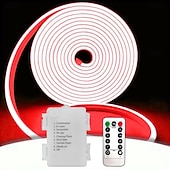 cheap Waterproof Strip Lights-5V Waterproof LED Neon Light Strip with 13key Remote Control Timer 3.3-9.8FT Waterproof Pool Strip Box Power Supply Suitable for Outdoor Activities Parties Camping Courtyard Decoration Lndoor Car Atmosphere
