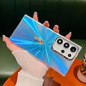 levne Pouzdra pro Samsung-telefon Carcasă Pro Samsung Galaxy S24 S24 Ultra Plus S23 Ultra Plus S22 Ultra A55 A35 A25 A15 5G A54 A34 A14 S25 Ultra Zadní kryt Bling Glitter Lesklé Prstencová spona Nárazuvzdorné TPU Pokování