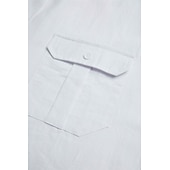 voordelige Thuis-Voor heren Overhemd Katoenen linnen overhemd Zomer overhemd Strand Kleding Normaal shirt Overhemd met knopen Effen Vakantie Casual Zwart Wit blauw Lange mouw Revers Lente zomer Kleding Zak
