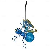 cheap Landscape Lights-LED Luminous Simulation Insect Iron Ornaments Creative Painted Handicraft Pendants with Long Wings Ants Butterflies Home Courtyard Garden Decoration Pendants  1PC