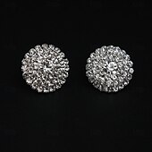 levne Sady šperků-Svatební šperky Soupravy 3 Umělé diamanty 1 x náhrdelník 1 x náramek Náušnice Dámské Elegantní Sladký Půvab Klasika láska Drahocenný Sada šperků Pro Svatební Dar