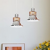 cheap Island Lights-LED Pendant Light Warm White 16/17cm 1-Light Industrial Metal Adjustable Ceiling Hanging Light Electroplated Modern Living Room Bedroom 110-240V