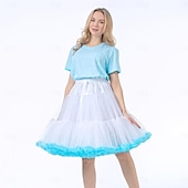cheap Petticoat-Retro Vintage 1950s Petticoat Hoop Skirt Tutu Under Skirt Princess Women&#039;s Halloween Carnival Masquerade Party / Evening Bachelorette Party Adults Skirts