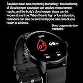 tanie Smartwatche-696 HK30 Inteligentny zegarek 1.43 in Inteligentny zegarek Bluetooth EKG + PPG Krokomierz Powiadamianie o połączeniu telefonicznym Kompatybilny z Android iOS Damskie Męskie Odbieranie bez użycia rąk