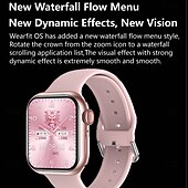 billige Smartarmbånd-696 HK9MINI Smartklokke 1.75 tommers Smart armbånd Smartwatch blåtann Skritteller Samtalepåminnelse Søvnmonitor Kompatibel med Android iOS Dame Herre Håndfri bruk Meldingspåminnelse IP 67 36mm urkasse