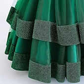 preiswerte Partykleider-kinderkleidung Mädchen Kleid Party Kleid Feste Farbe Ärmellos Besondere Anlässe Geburtstag Elegant Prinzessin Polyester Maxi abendkleider Sommer Frühling 4-13 Jahre Marineblau Grün