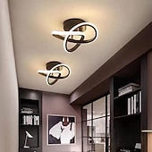 halpa Kattovalaisimet-led kattovalaisin 26cm 1-valo lämmin valkoinen+valkoinen+kylmävalkoinen metalli akryylisaari design maalattu viimeistely moderni olohuone makuuhuone 110-240v