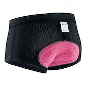 זול מכנסיים, מכנסיים קצרים וחצאיות לנשים-WOSAWE בגדי ריקוד נשים צבע אחיד תחתוני אופניים מכנס קצר מרופד לרכיבה אופניים מכנסיים קצרים הלבשה תחתונה שורטים (מכנסיים קצרים) מרופדים גזרה צרה ספורט ייבוש מהיר גמישות גבוהה נוח נושם שחור ורוד ביגוד