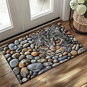 cheap Doormats-Cobblestones Animals Doormat Kitchen Mat Floor Mat Non-Slip Area Rug Oil Proof Rug Indoor Outdoor Mat Bedroom Decor Bathroom Mat Entrance Rug