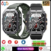 billige Smartarmbånd-696 C28 Smartklokke 2.02 tommers Smart armbånd Smartwatch blåtann Skritteller Samtalepåminnelse Søvnmonitor Kompatibel med Android iOS Herre Håndfri bruk Meldingspåminnelse IP 67 42mm urkasse